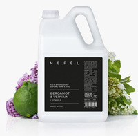 Mydło do rąk i twarzy NEFÉL FACE & HAND SOAP BERGAMOT & VERVAIN 5000 ml Interchem Italia