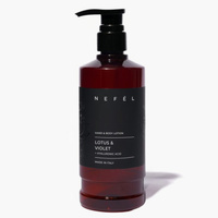 Profesjonalna odżywka do rąk i ciała NEFÉL HAND & BODY LOTION LOTUS & VIOLET 480 ml Interchem Italia